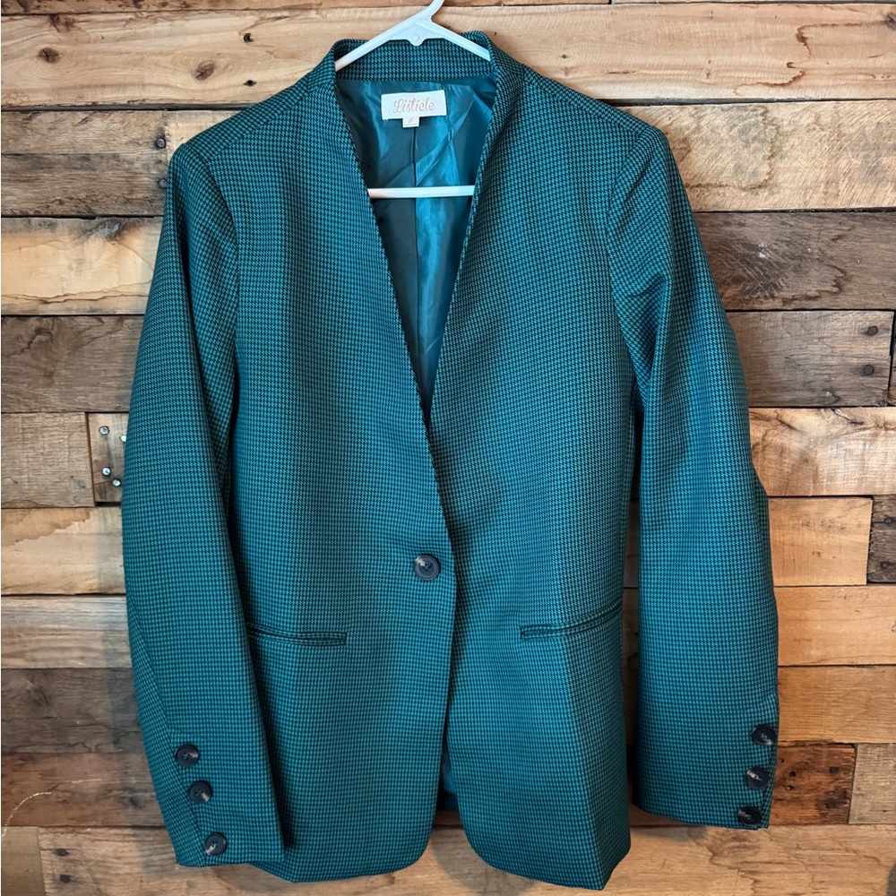 Women’s Listicle Teal/Green Blazer Size Small